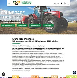 Grüne Tage Thüringen