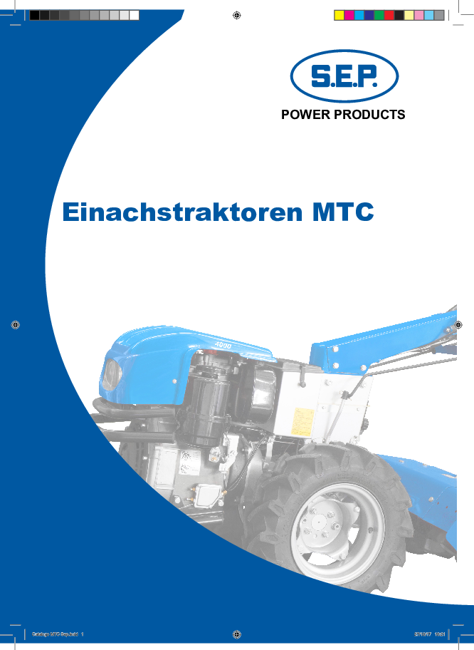 Katalog Einachstraktoren MTC